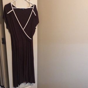 Faux wrap dress